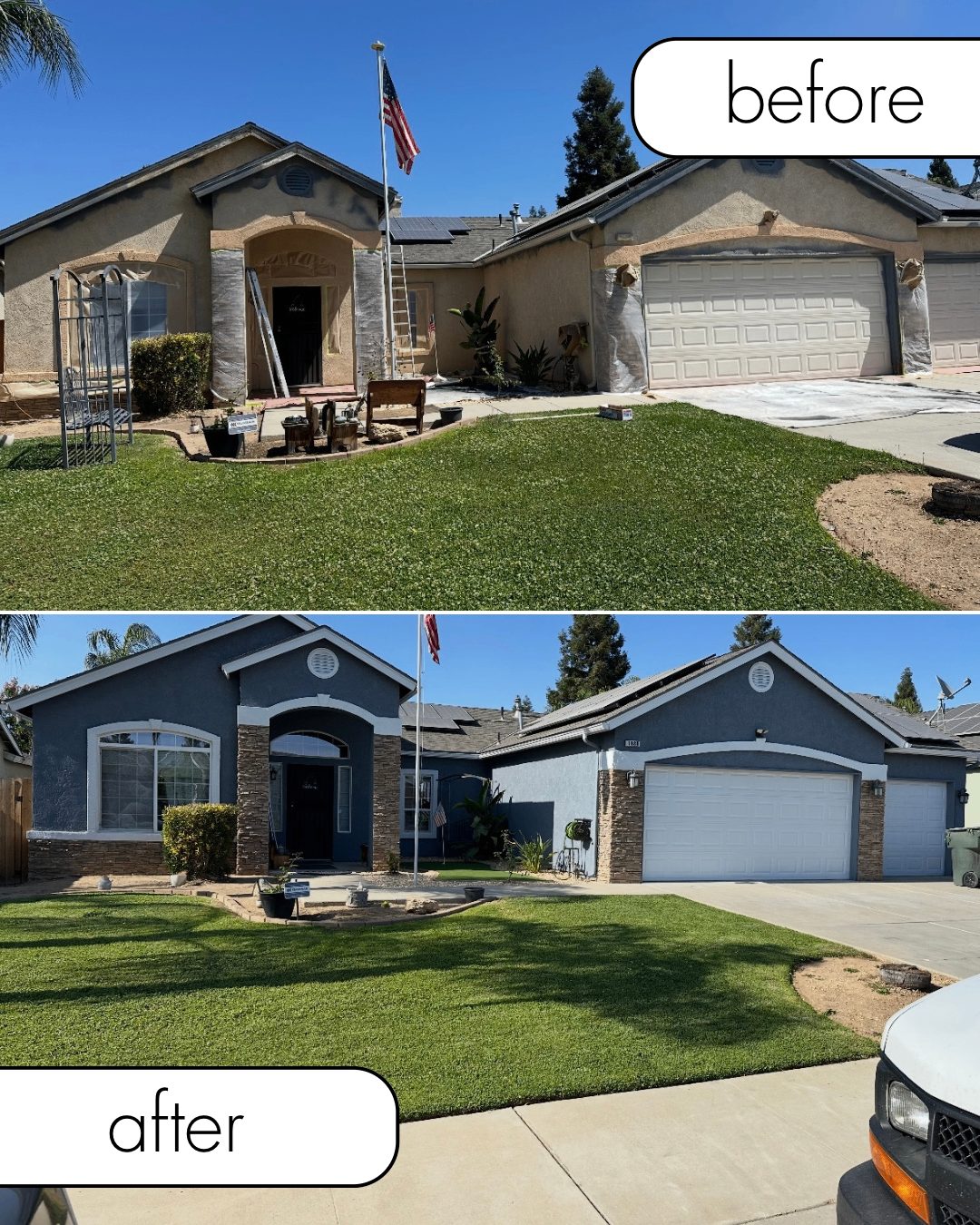 Before & after — Central Valley Home Upgrades, Fresno