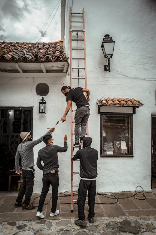 Nick's crew replacing a tile roof in Fresno